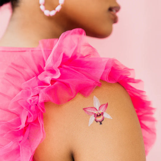 Pink Orchid Tattoo